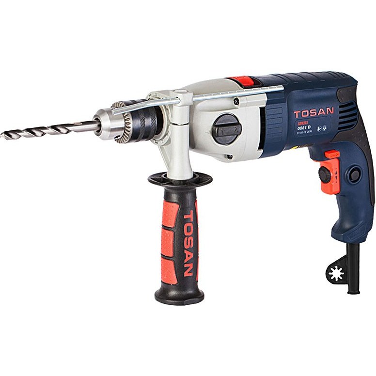 دریل چکشی گیربکسی توسن مدل 0081D قدرت ۱۰۵۰ وات آچاری