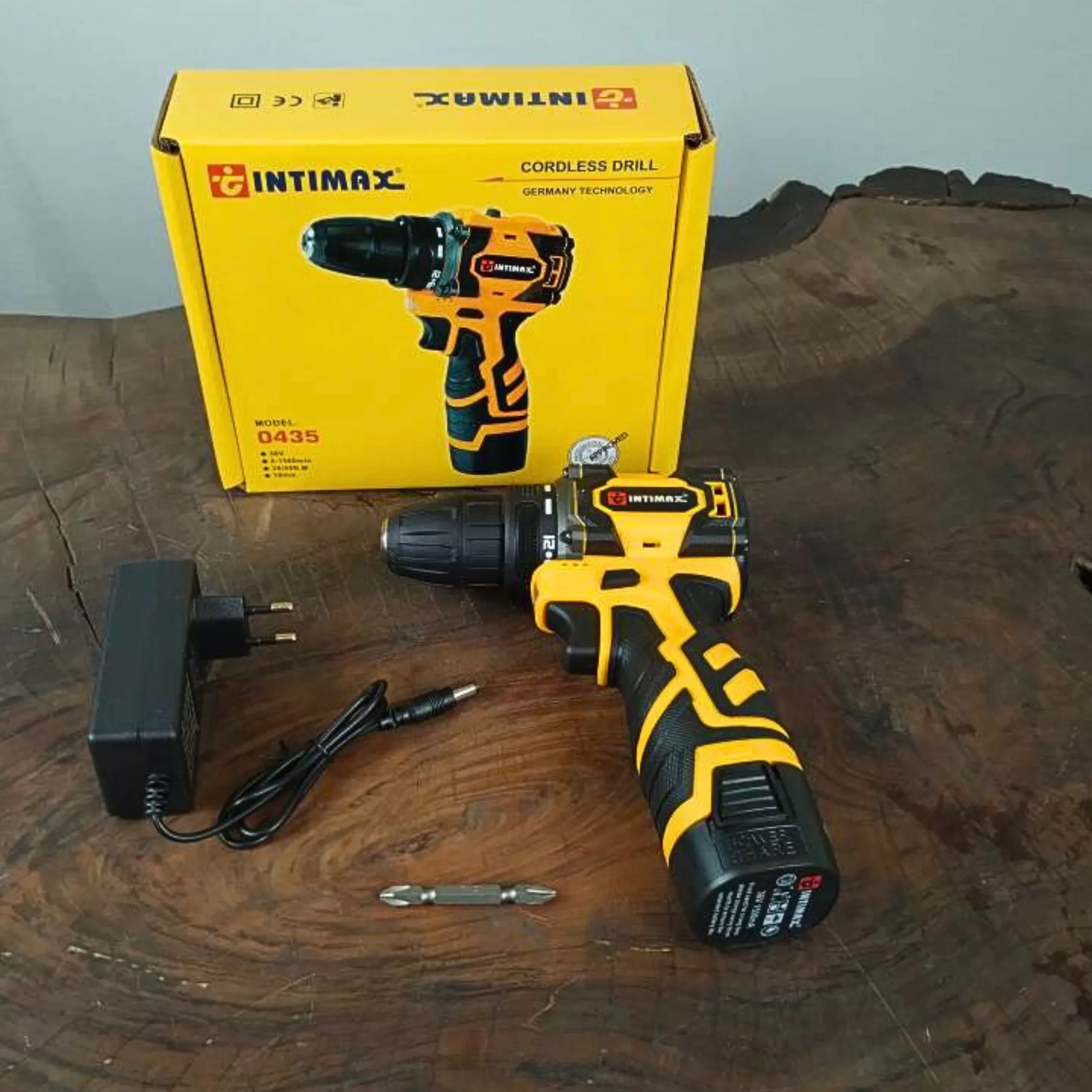 دریل شارژی براشلس صنعتی تک باتری 36 ولت اینتیمکس مدل 0435