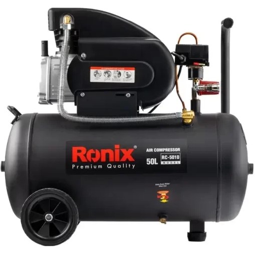 کمپرسور باد رونیکس مدل RC-5010 ظرفیت ۵۰ لیتر روغنی