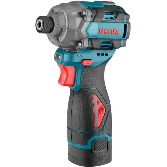 پیچ گوشتی شارژی رونیکس مدل 8668 ظرفیت ۱۶ ولت براشلس اتوماتیک