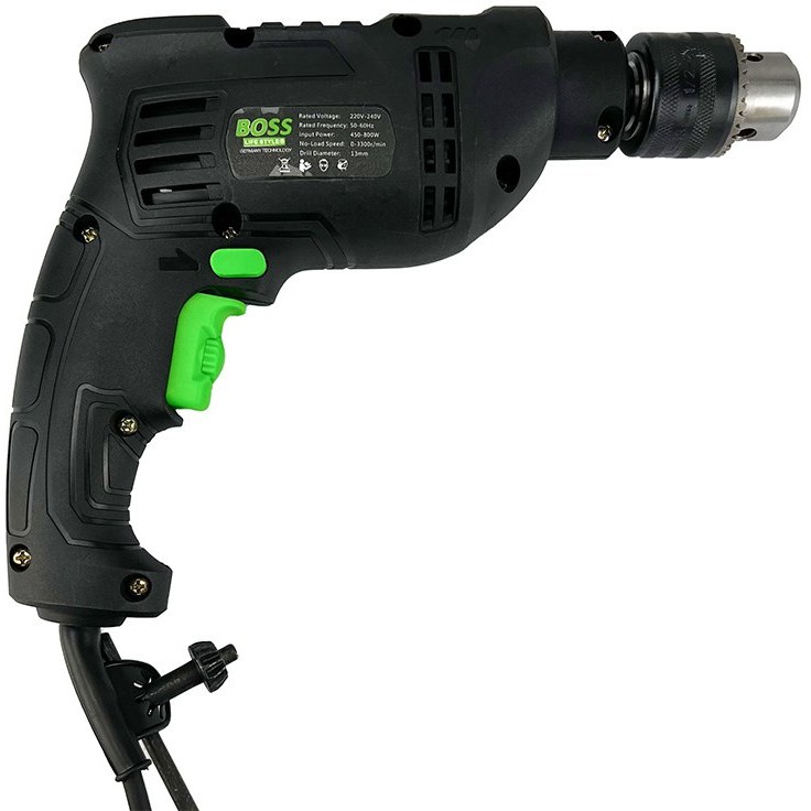 دریل چکشی باس مدل 1305 با قدرت ۸۰۰ وات و آچارخور